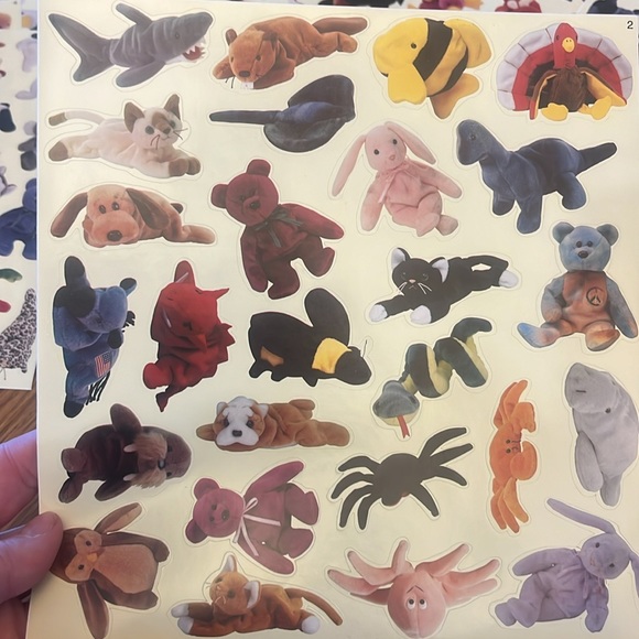 Official Ty beanie babies stickers - Picture 8 of 9